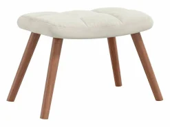 Silla mecedora con reposapiés terciopelo^vidaxl Best