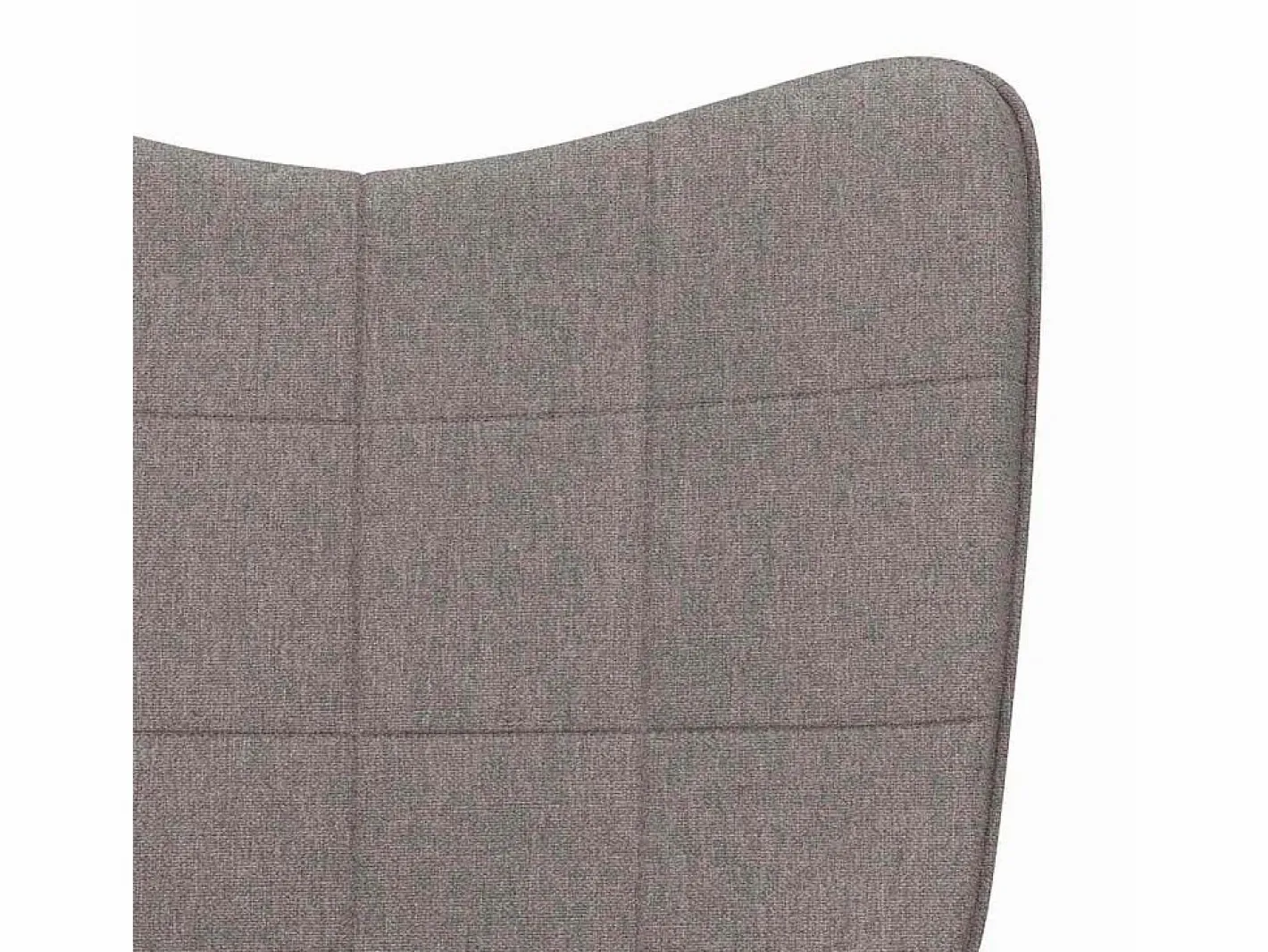 Silla mecedora de tela gris taupe^vidaxl Best