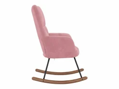 vidaxl Sillón Balancín|Silla mecedora de terciopelo