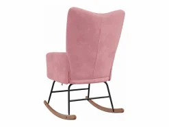 vidaxl Sillón Balancín|Silla mecedora de terciopelo