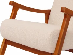 MCW Sillón Balancín|Silla mecedora -K10, , estructura con acabado imitación nogal