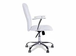 Silla oficina escritorio blanca polipiel^ Hot