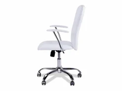 Silla oficina escritorio blanca polipiel^ Hot