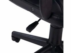 Silla De Oficina|Silla Oficina Gris Antracita con Ruedas, Regulable y Reposabrazos, 57x103x46 cm