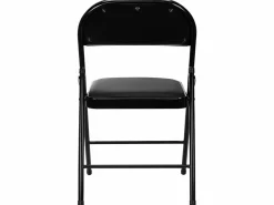 7H SEVEN HOUSE Silla Conferencia|Silla Plegable Acolchada Negra 7house