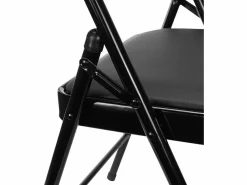 ORION91 Silla Plegable Acolchada O91 Negro Clearance