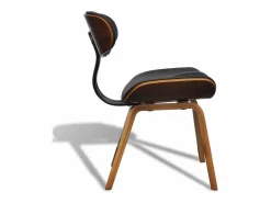 Clicnbuy Sillas Y Lotes De Sillas|Sillas de comedor 2 unidades madera curvada y cuero sintético