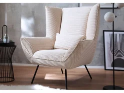 Kawola Sillón Escandinavo|Sillón - blanco Pana - IVA