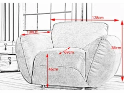 Kawola Sillón De Piel|Sillón - piel - DAVITO