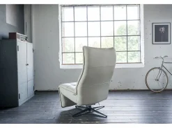 Kawola Sillón - piel - MIKO Gris Discount