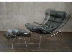 Kawola Sillón - piel - ROWA Gris Online