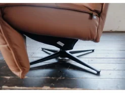 Kawola Sillón - marrón piel - MIKO Marru00f3n Clearance