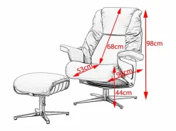 Sillón - marrón piel - MODO^Kawola