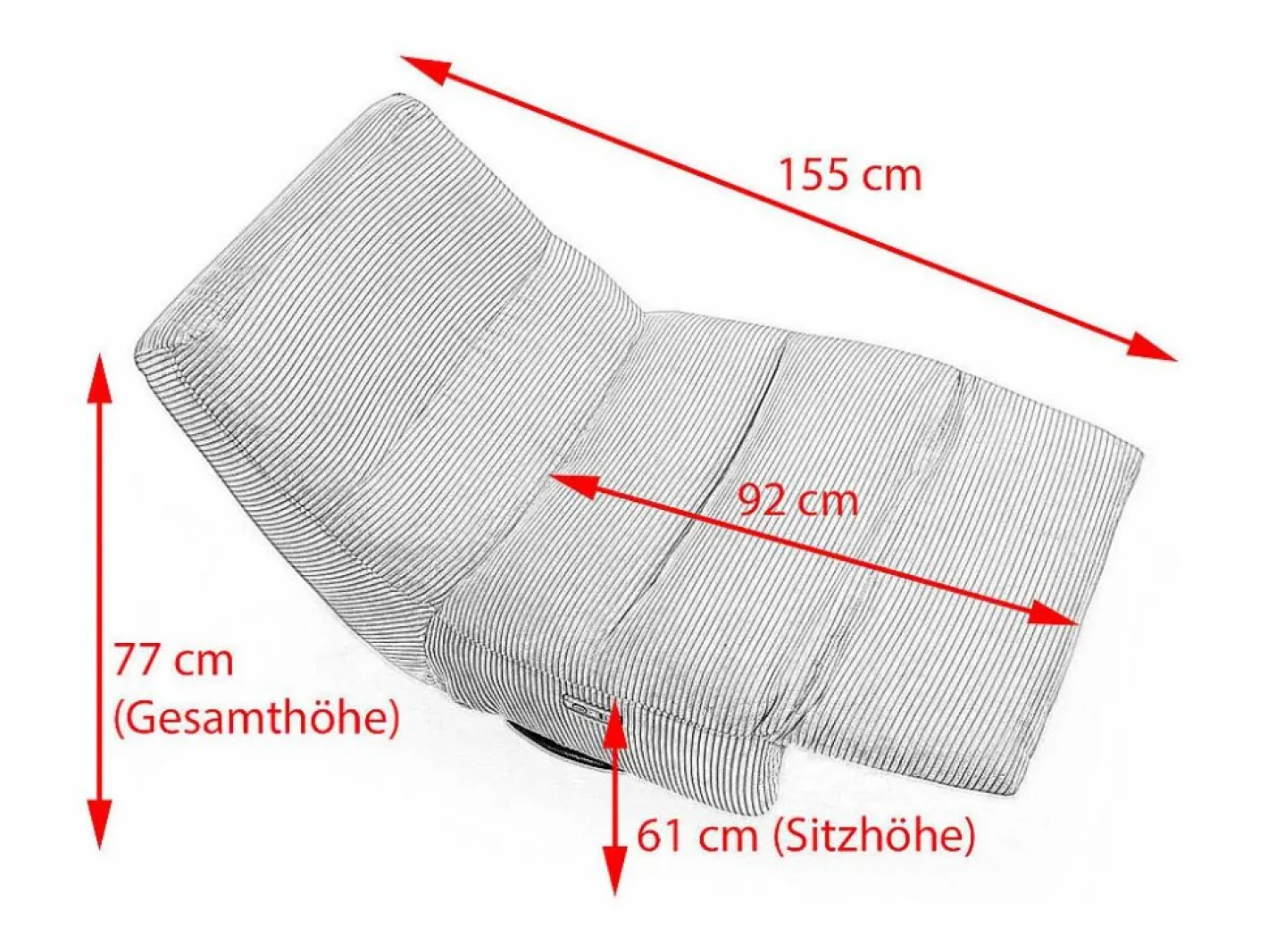 Sillón - piel - CINE^Kawola