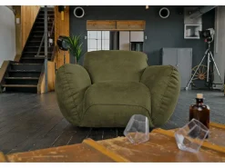 Kawola Sillón - piel - DAVITO Verde Clearance