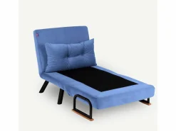 Menzzo Sillón Altadena 109, , 78x60x78cm, Tapiz, Patas: Metal Azul Outlet