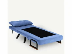 Menzzo Sillón Altadena 109, , 78x60x78cm, Tapiz, Patas: Metal Azul Outlet
