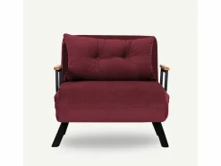 Menzzo Sillón Altadena 109, Rojo, 78x60x78cm, Tapiz, Patas: Metal Granate Discount