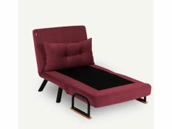 Menzzo Sillón Altadena 109, Rojo, 78x60x78cm, Tapiz, Patas: Metal Granate Discount