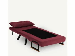Menzzo Sillón Altadena 109, Rojo, 78x60x78cm, Tapiz, Patas: Metal Granate Discount
