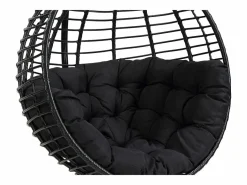 MYLIA Sillón Colgante|Sillón balancín resina trenzada tipo ratán - BONTOC