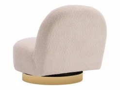 Sillón bouclette giratorio "Churchill" - 76 x 80 x 74 cm -^Habitat et jardin Online