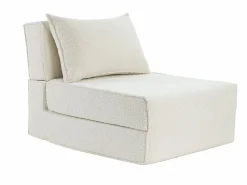Miliboo Sillón Cama|Sillón cama de 1 plaza de borreguillo VICTOR