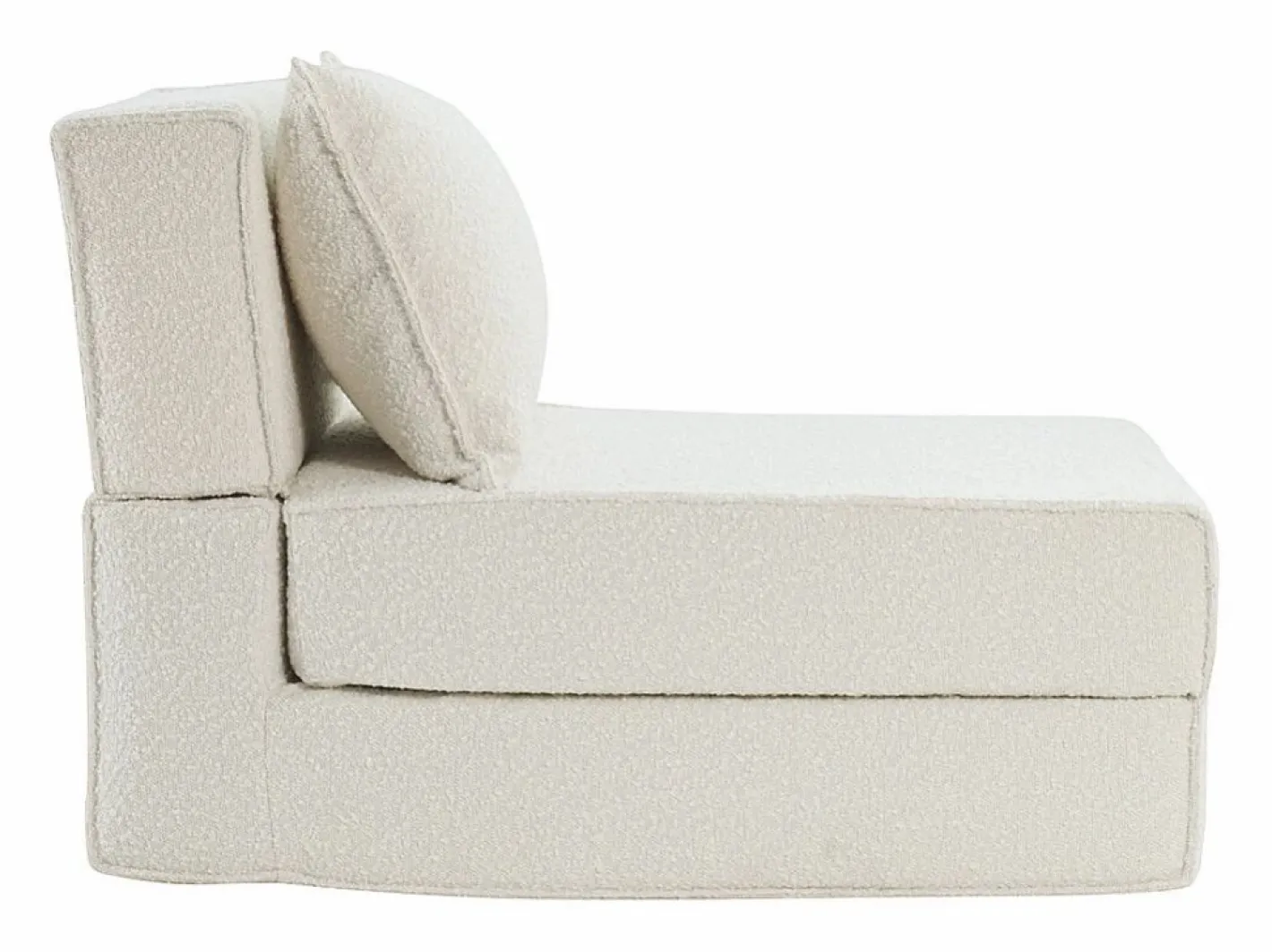 Miliboo Sillón Cama|Sillón cama de 1 plaza de borreguillo VICTOR