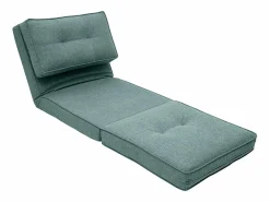 Miliboo Sillón Cama|Sillón cama de 1 plaza de tela verde celadón SALLY