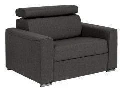 Sillón cama de apertura rápida en tela - Cama de 70 cm - Colchón de 14 cm VIZIR^Vente-unique Online
