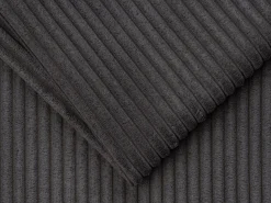 Sillón cama de apertura rápida de pana antracita 70 cm Colchón de 14 cm LORETO^Vente-unique Sale