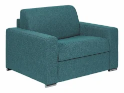 Sillón cama de tela - Cama de 70 cm - Colchón de 14 cm - CALITO^Vente-unique Clearance