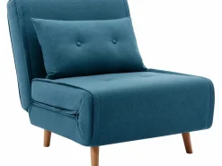 Sillón cama de tela de estilo joven URIBIA.^Vente-unique New