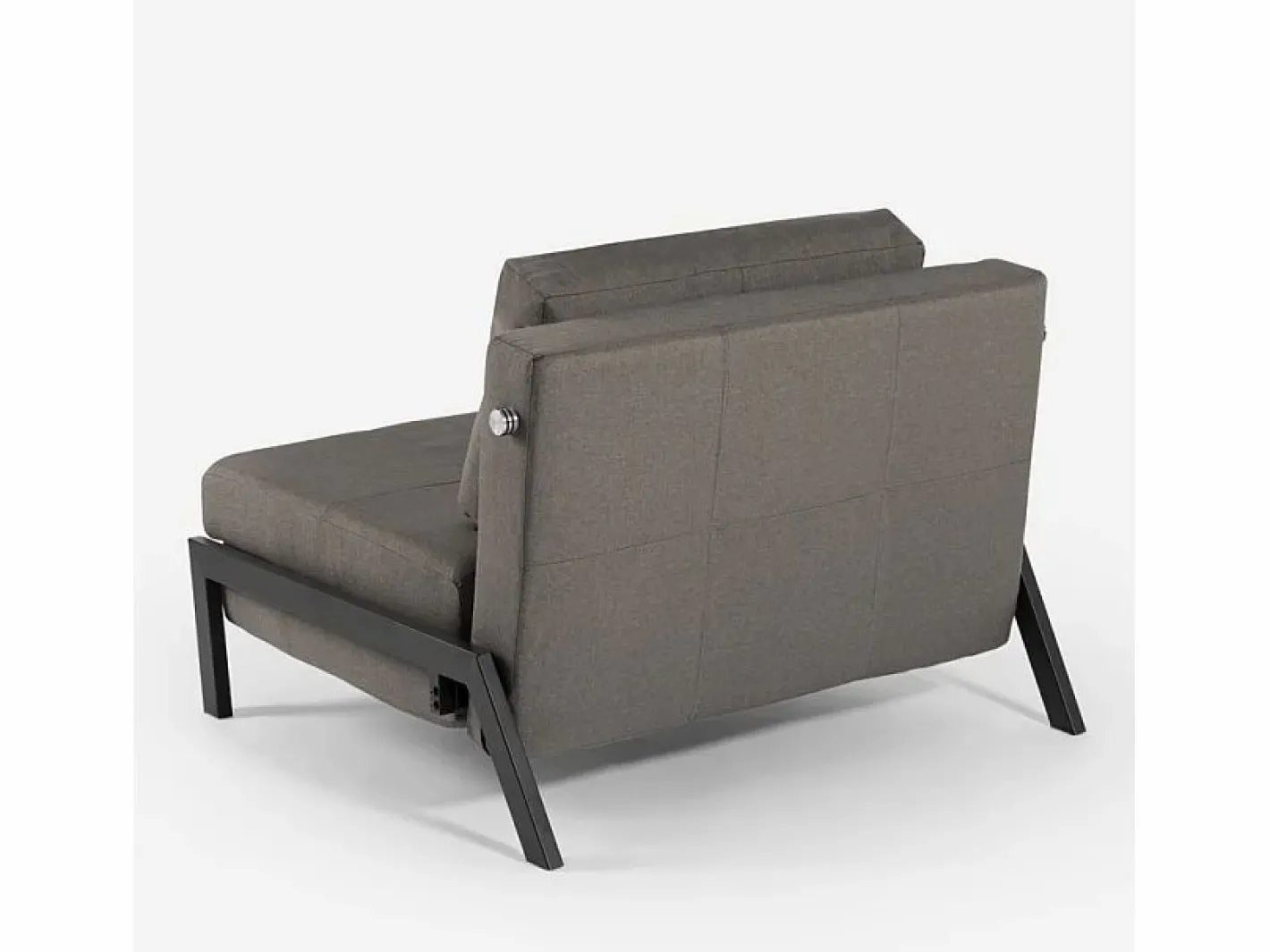 Modus Sofa Sillón Cama|Sillón cama de tela plegable para salón o despacho Selene - Gris Oscuro