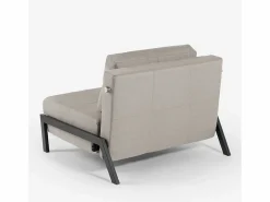 Modus Sofa Sillón cama de tela plegable para salón o despacho Selene - Gris Discount