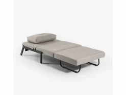 Modus Sofa Sillón cama de tela plegable para salón o despacho Selene - Gris Discount