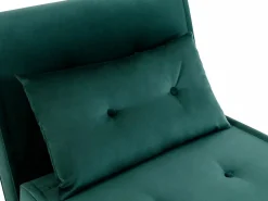 Sillón cama de terciopelo de estilo joven URIBIA.^Vente-unique New