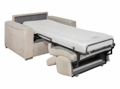 Sillón cama express de pana - Cama 70 cm - Colchón 14 cm VIZIR^Vente-unique Outlet