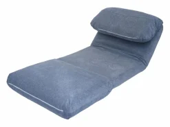 Sillón cama -E68, azul claro^MCW Online