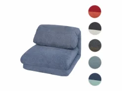 Sillón cama -E68, azul claro^MCW Online