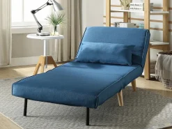 Sillón cama POSIO de tela - - L.74xAn.78xAlt.75 cm^Vente-unique New