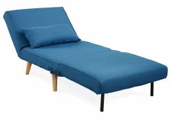 Sillón cama POSIO de tela - - L.74xAn.78xAlt.75 cm^Vente-unique New