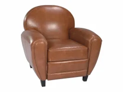 Sillón de cuero recubierto - Club^Rendez-Vous Déco Clearance