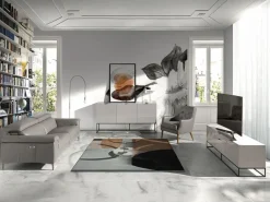 Angel Cerda Sillón De Piel|Sillón Chester piel gris oscuro 5085
