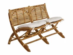Sillón cine en ratán 2 plazas Mayeul^Made In Meubles Online