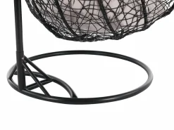 Vente-unique Sillón Colgante|Sillón colgante 2 plazas de resina trenzada - con cojines grises - CAYAMBE de MYLIA