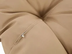 Vente-unique Sillón Colgante|Sillón colgante 2 plazas en resina trenzada - Natural claro con cojines beige - CAYAMBE de MYLIA