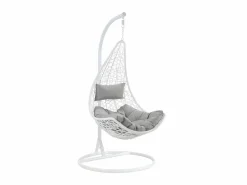MYLIA Sillón Colgante|Sillón colgante de resina trenzada blanca - Barato - OROSI