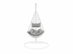 MYLIA Sillón Colgante|Sillón colgante de resina trenzada blanca - Barato - OROSI