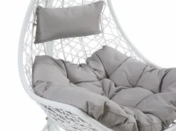 MYLIA Sillón Colgante|Sillón colgante de resina trenzada blanca - Barato - OROSI
